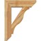 Ekena Millwork Funston Slat Rough Sawn Bracket w/ Offset Brace, Western Red Cedar, 8"W x 28"D x 36"H BKT0806X28X36FST06RWR - alternate 4